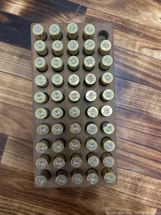 45 Long Colt Brass and Bullets-img-1
