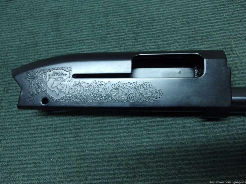 WINCHESTER 1400 12GA. - RECEIVER & MAG TUBE - ENGRAVED - QUAIL UNLIMITED-img-1