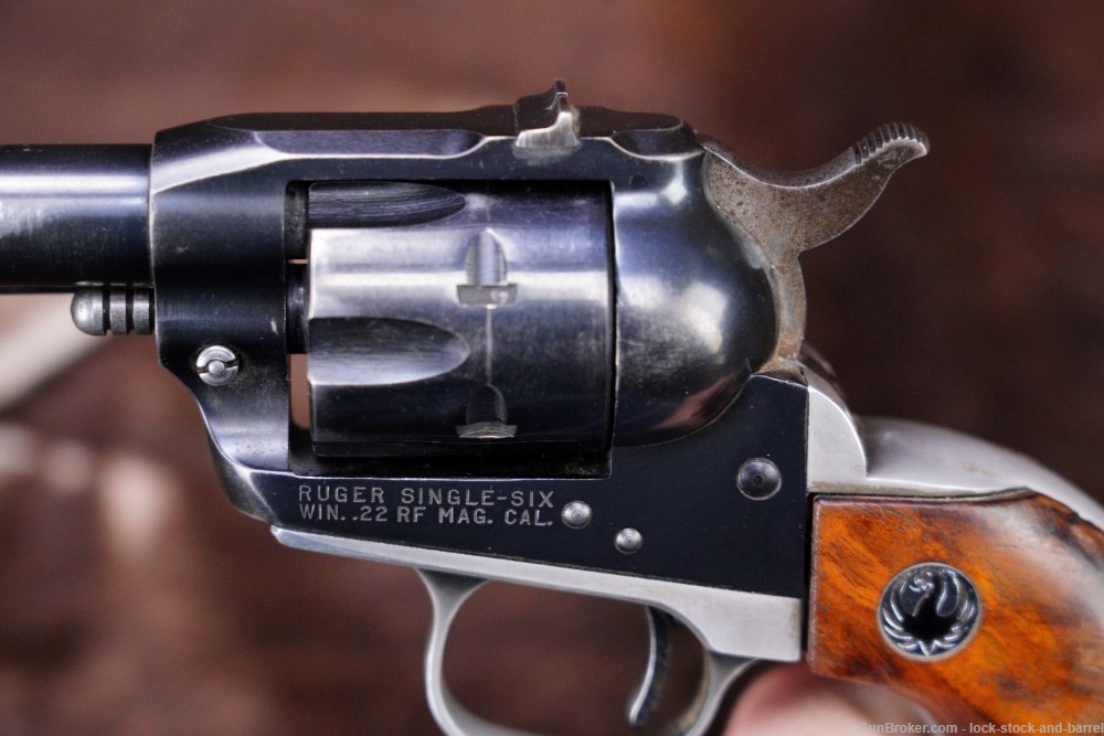 Ruger Pre-Warning 3-Screw Single-Six .22 WMR 6.5" SA Revolver 1961 C&R-img-13