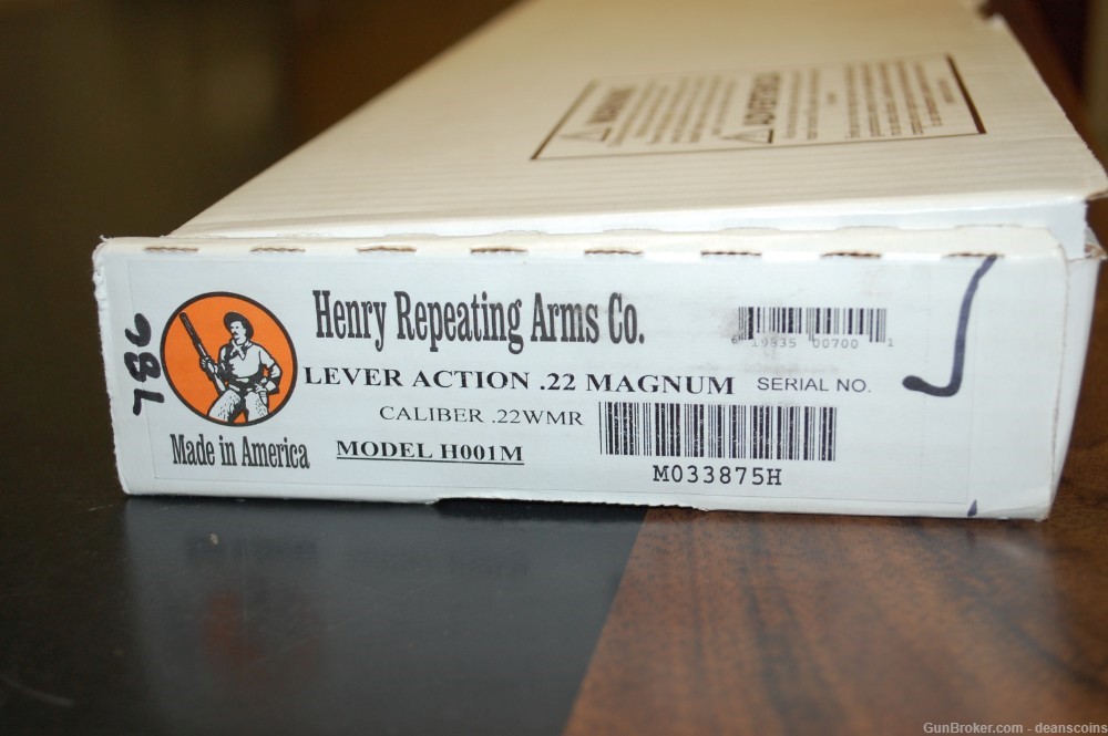 Henry H001M 22 Magnum 22WMR 19.5" Lever Action 2013 NEW IN FACTORY BOX-img-24