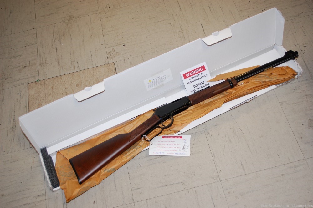 Henry H001M 22 Magnum 22WMR 19.5" Lever Action 2013 NEW IN FACTORY BOX-img-0