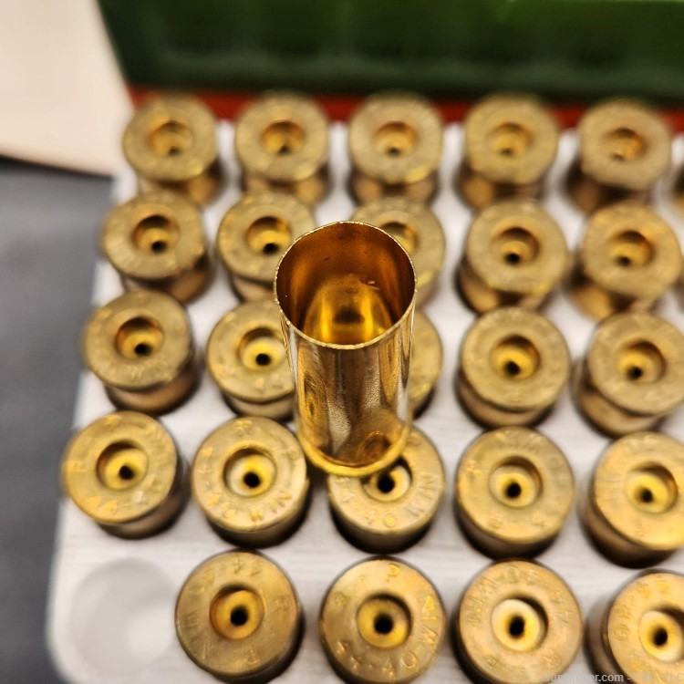Remington .44-40 unprimed brass shell casings full box of 50-img-5