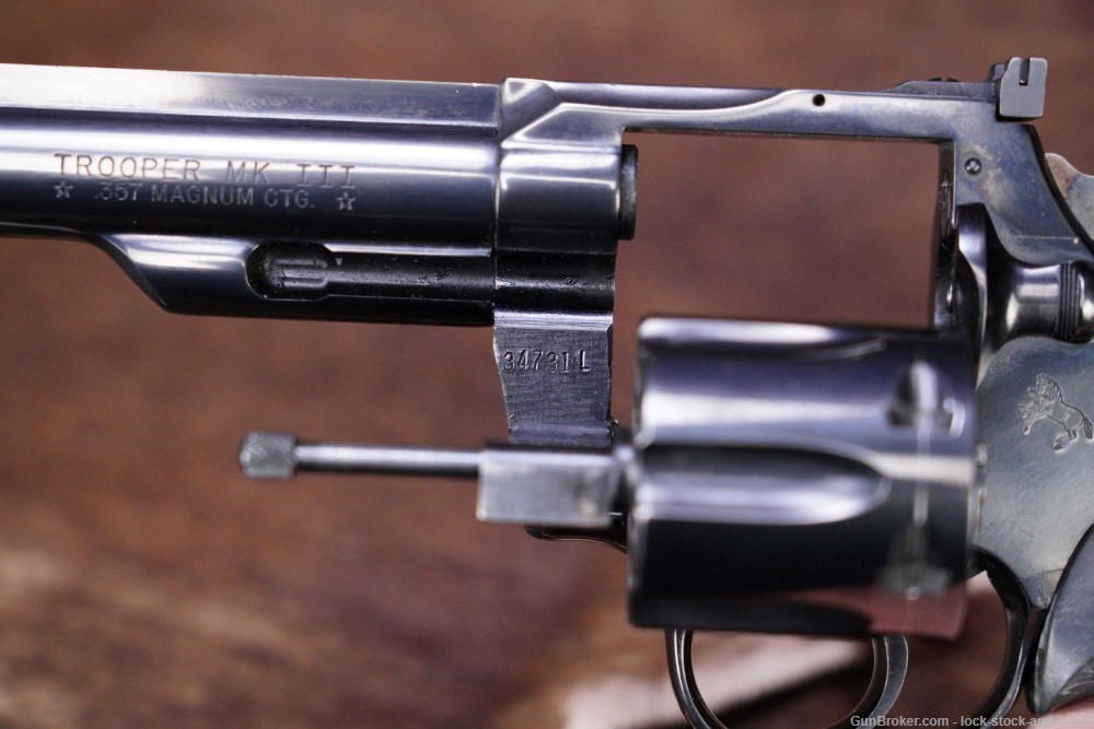 Colt Model Trooper MK III Mark 3 .357 Magnum 6" DA/SA Revolver, 1979-img-13