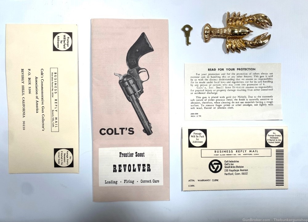 USED! COLT SINGLE ACTION FRONTIER SCOUT .22 LR MAINE SESQUINCENTENNIAL-img-4