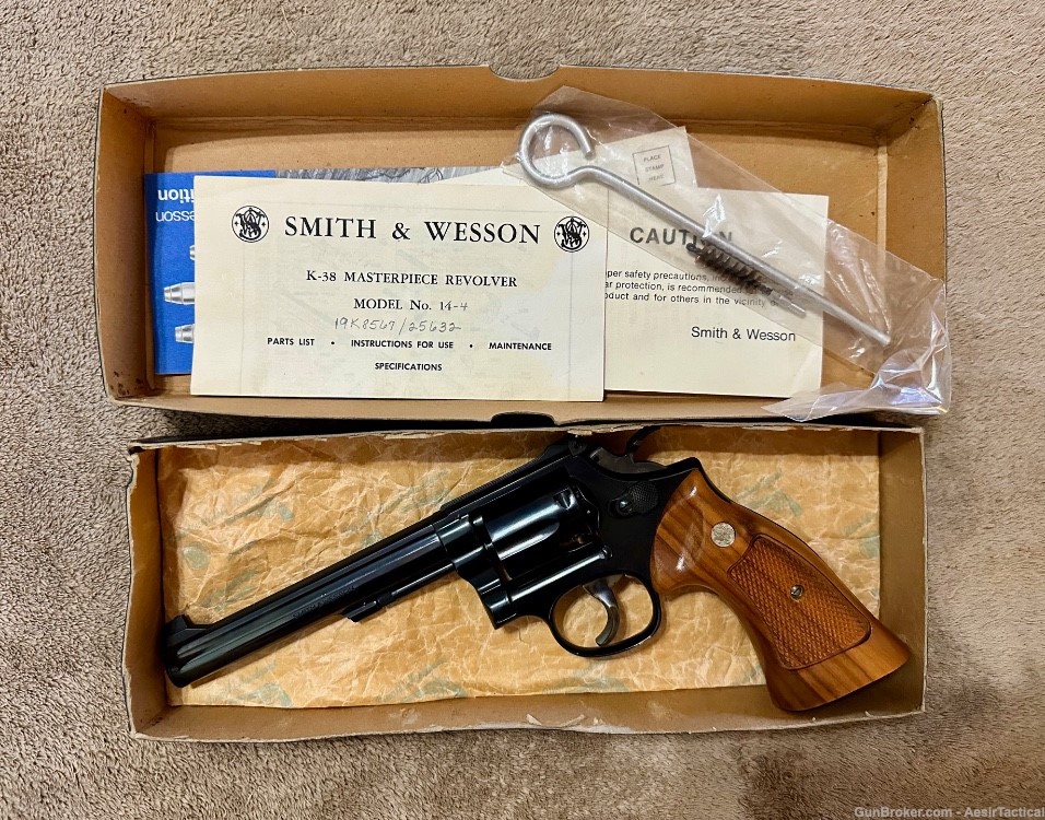 Smith & Wesson 14-4 K-38 Target Masterpiece .38SPL 1977-img-6