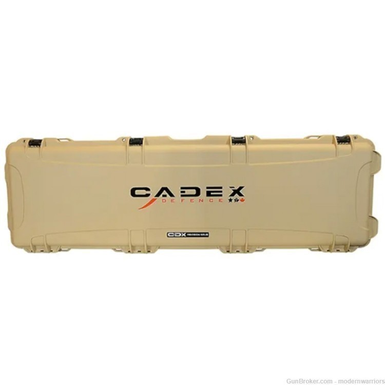 Cadex Defense 52" Hard Case - Cut out Foam - Fits: CDX30/300/33, R7 - Tan -img-0