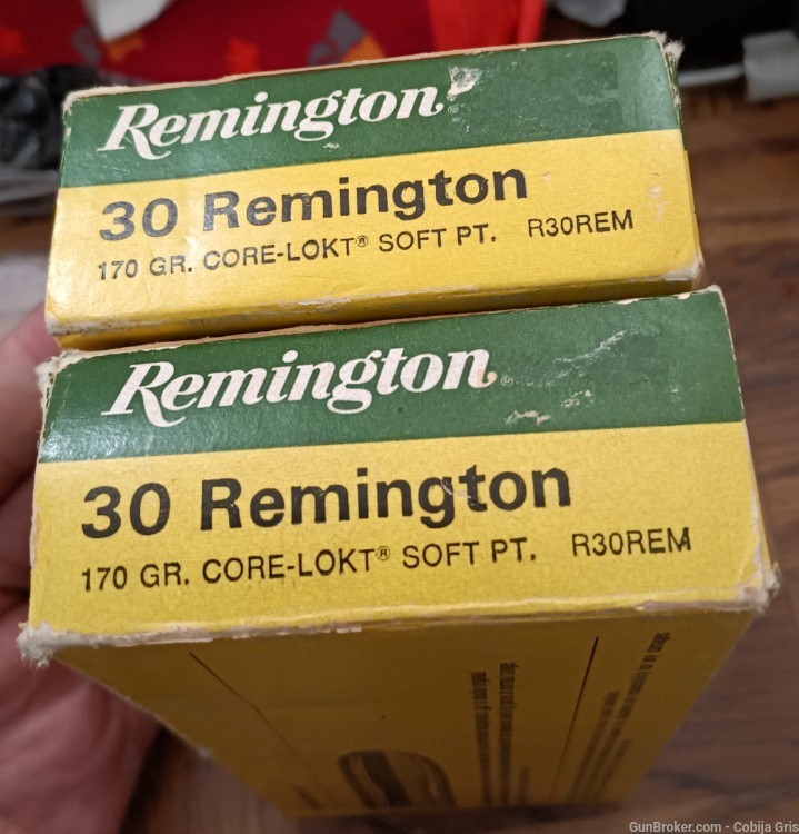 30 Remington Rem. 170 gr sp ammo Rem 8 14-img-0