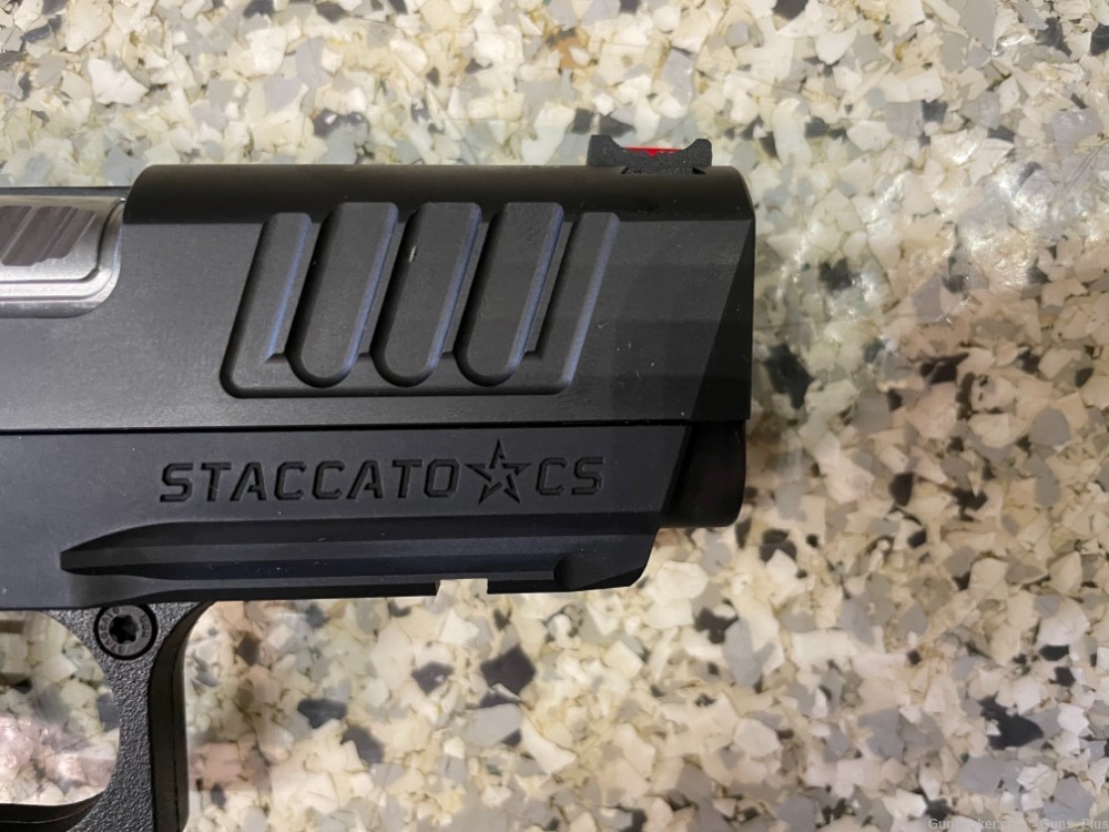 Staccato CS NEW WIDE FRAME Stainless Barrel Curved Trigger Compact Sight-img-2