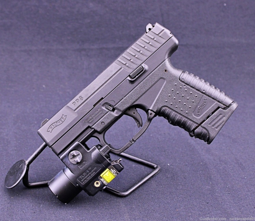 WALTHER PPS 9MM 3.2" BBL SINGLE STACK W/ FREE STREAMLIGHT TLR-4 LIGHT LASER-img-1