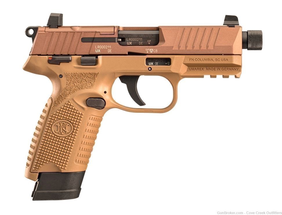 FN 502 Tactical 22LR FDE/FDE 66-101006 Free 2nd Day Air Shipping-img-0