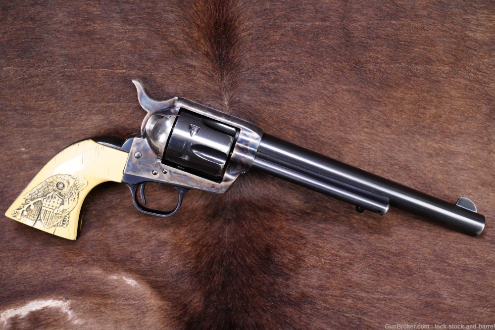 Colt 3rd Gen Frontier Six Shooter SAA 7.5" .44-40 Winchester Revolver, 1984-img-2