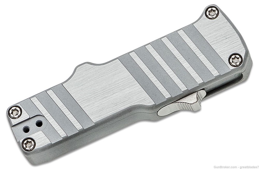 HK Micro Incursion OTF Automatic Knife Brushed Aluminum 54035 FREE SHIPPING-img-1