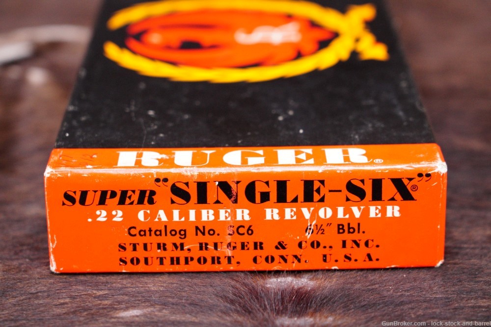 Ruger Pre-Warning 3-Screw Single-Six .22 LR 6 1/2" Revolver & Box C&R-img-20