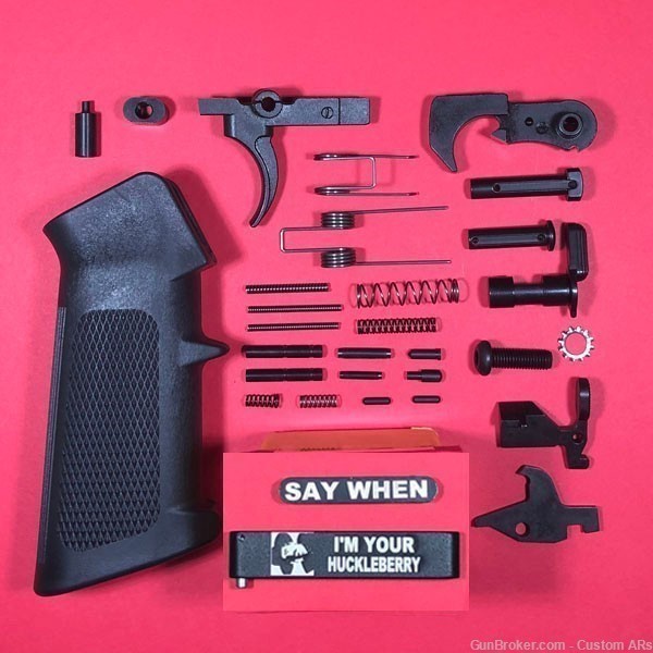 .223/5.56 AR-15 Lower Parts Kit Complete - Tombstone - 31 Parts-img-0