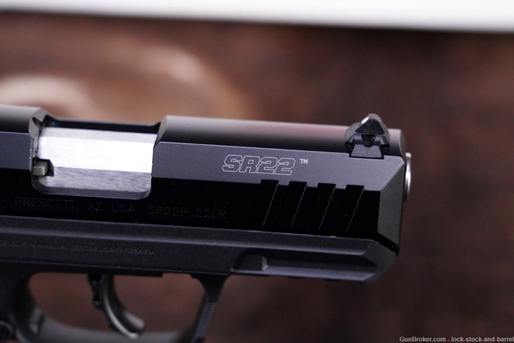 Ruger SR22 Model 03600 .22 LR 3.5” Semi Automatic Pistol & Box MFD 2014-img-6