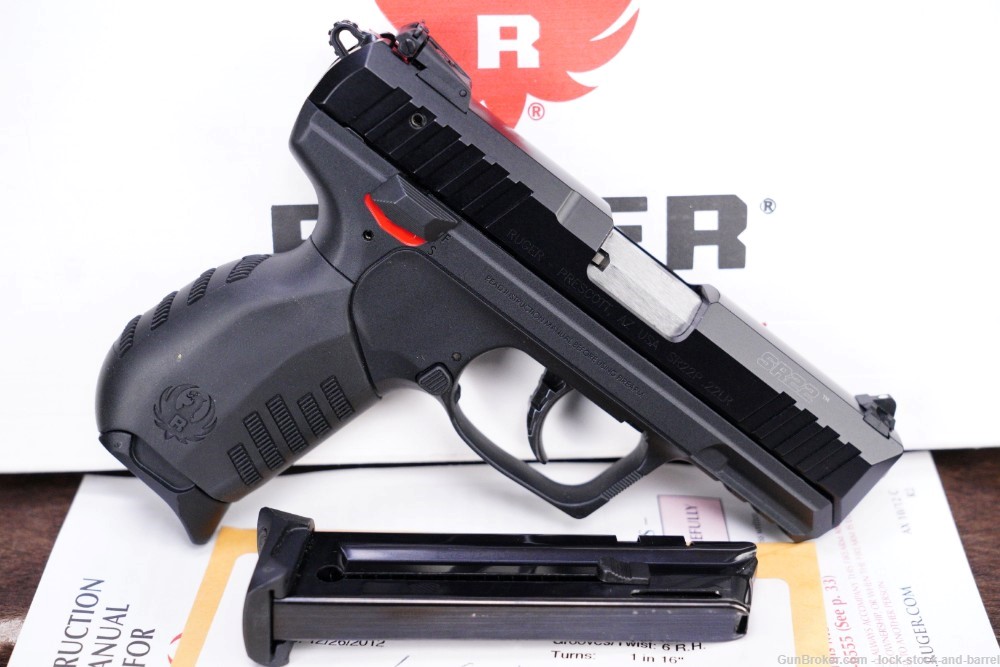 Ruger SR22 Model 03600 .22 LR 3.5” Semi Automatic Pistol & Box MFD 2014-img-8