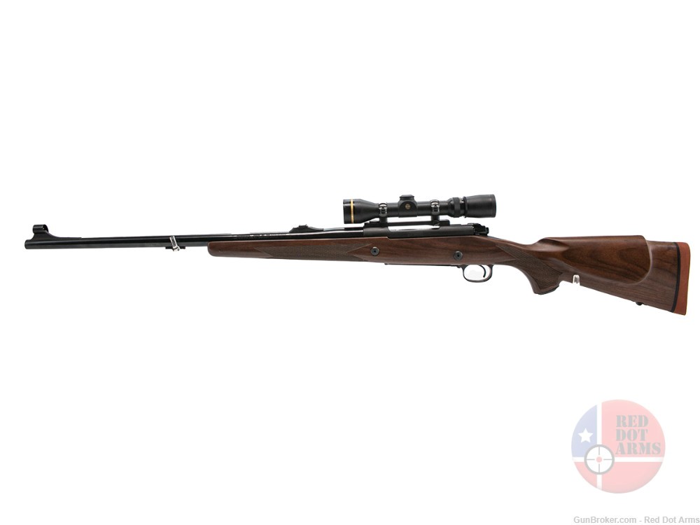 Winchester Model 70 Alaskan, 375 H&H Magnum, 25", Leupold 1.75-6 Scope-img-9