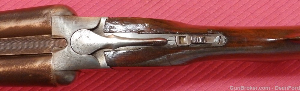 Ithaca Crass Hammerless Double Barrel Shotgun - 16 Gauge - 1899 vintage-img-12