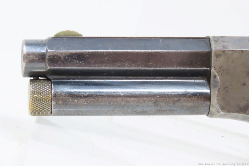 Scarce UNENGRAVED Antique REMINGTON-RIDER .32 Caliber XSRF MAGAZINE Pistol -img-4