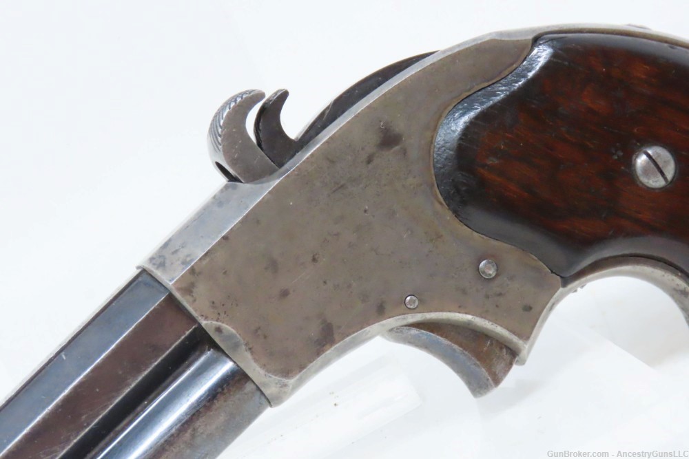 Scarce UNENGRAVED Antique REMINGTON-RIDER .32 Caliber XSRF MAGAZINE Pistol -img-3
