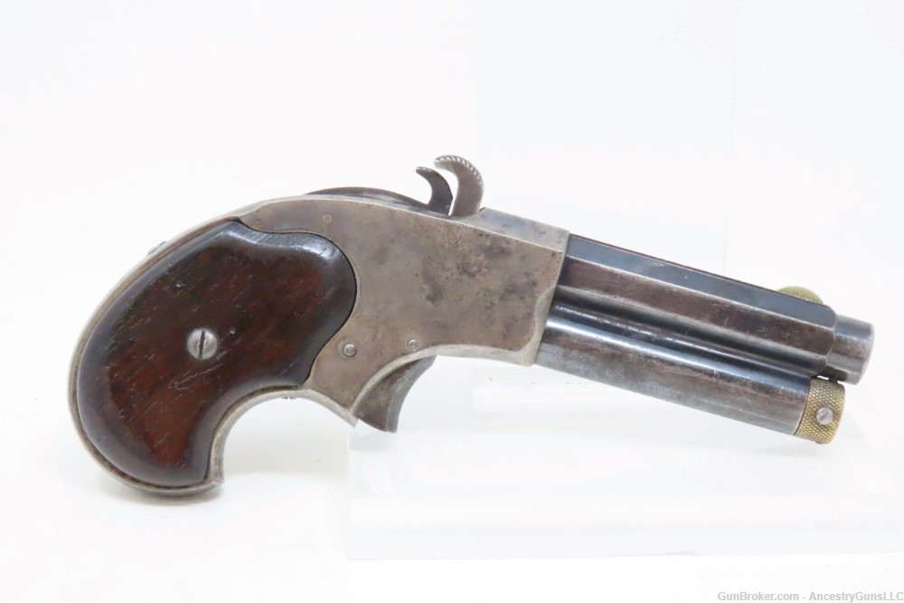 Scarce UNENGRAVED Antique REMINGTON-RIDER .32 Caliber XSRF MAGAZINE Pistol -img-13
