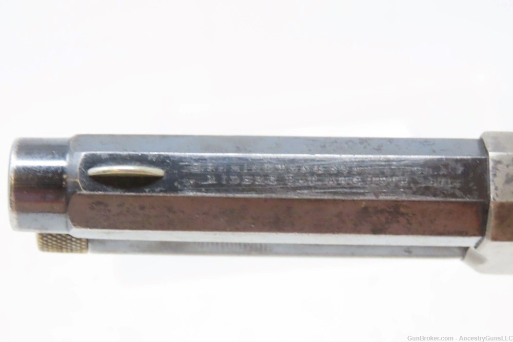 Scarce UNENGRAVED Antique REMINGTON-RIDER .32 Caliber XSRF MAGAZINE Pistol -img-7