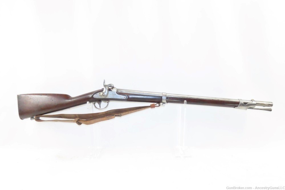 Antique U.S. SPRINGFIELD ARMORY Model 1847 Percussion ARTILLERY MUSKETOON-img-1