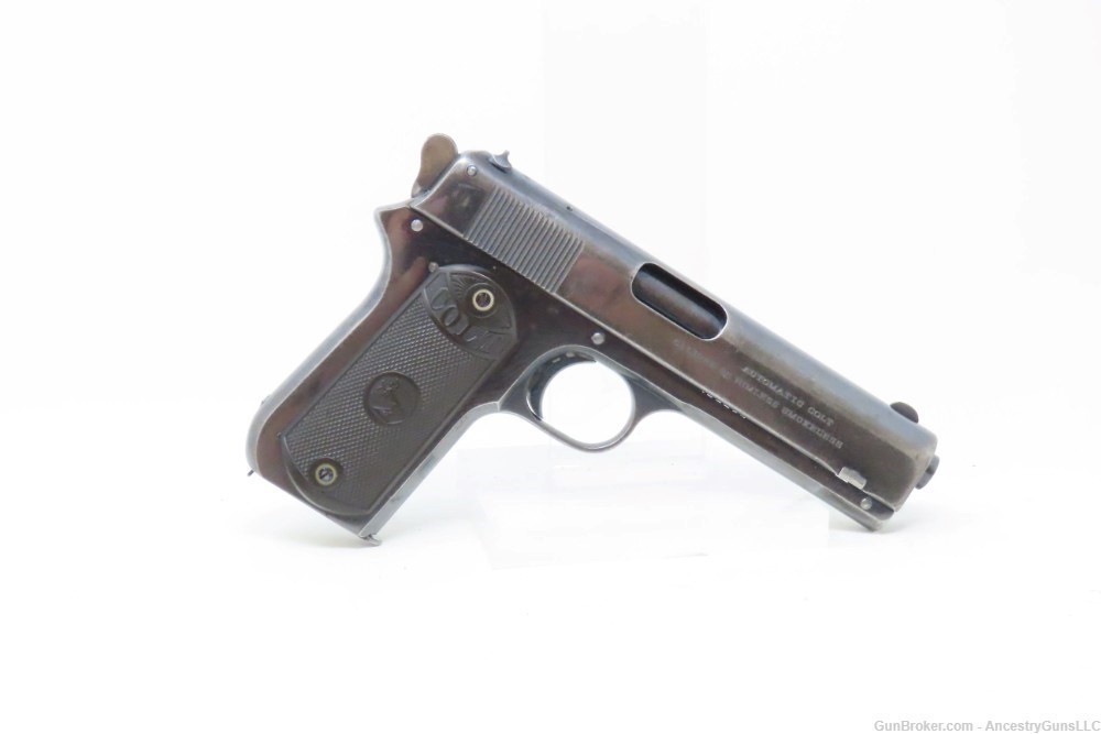 1908 mfr ARCHIVE LETTERED COLT Model 1903 POCKET HAMMER .38 Auto PISTOL C&R-img-16