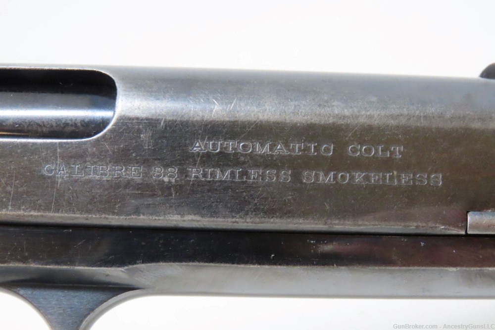 1908 mfr ARCHIVE LETTERED COLT Model 1903 POCKET HAMMER .38 Auto PISTOL C&R-img-20