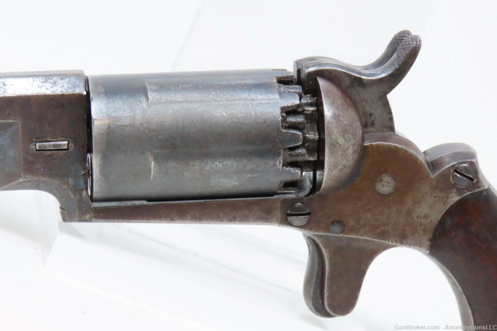 RARE Iron Frame WALCH 10-Shot SUPERPOSED Revolver NEW HAVEN Winchester-img-3