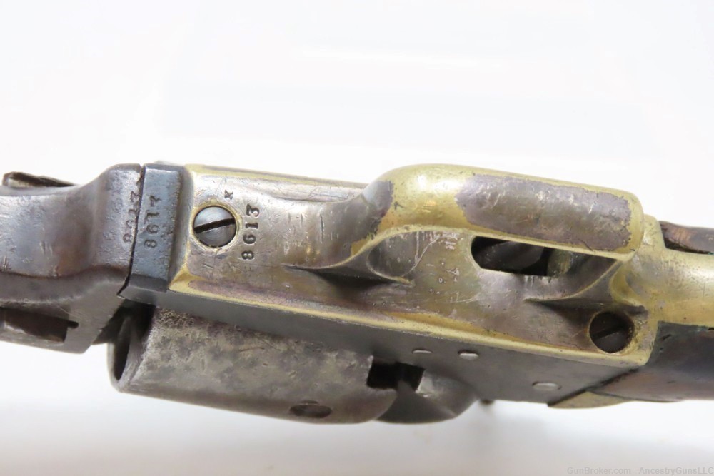 Antique COLT Model 1848 BABY DRAGOON .31 Caliber Percussion POCKET Revolver-img-11