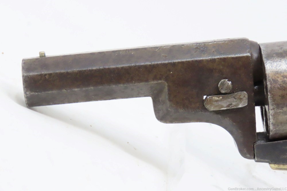 Antique COLT Model 1848 BABY DRAGOON .31 Caliber Percussion POCKET Revolver-img-4
