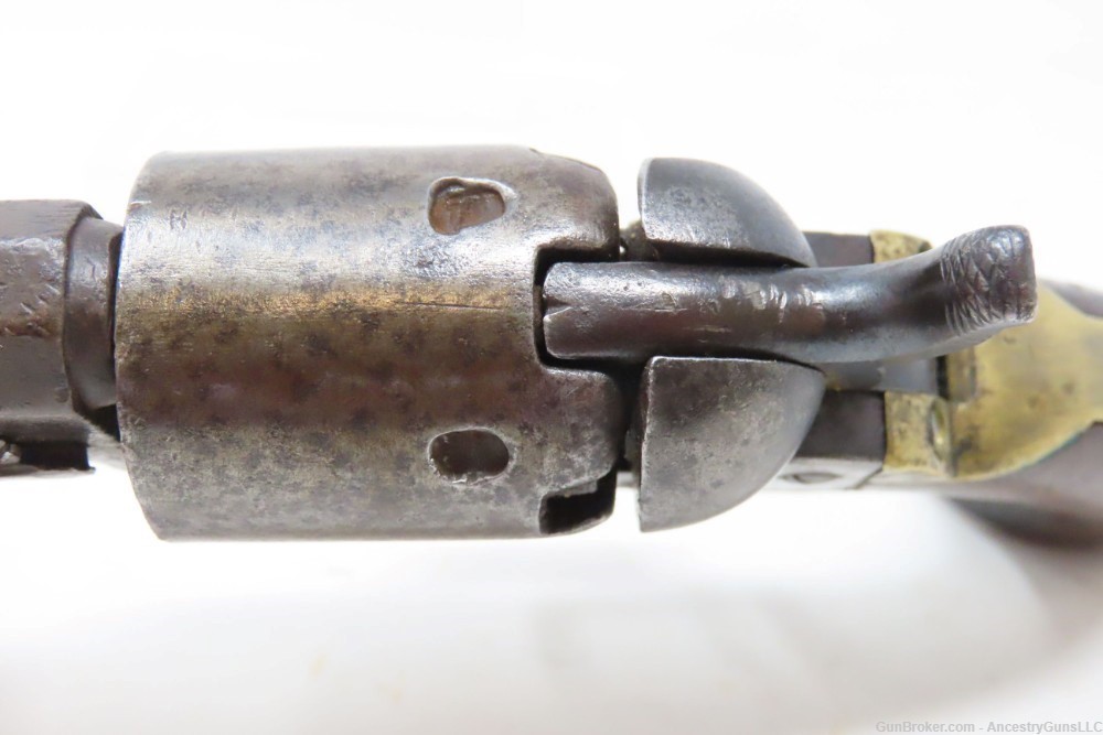 Antique COLT Model 1848 BABY DRAGOON .31 Caliber Percussion POCKET Revolver-img-7