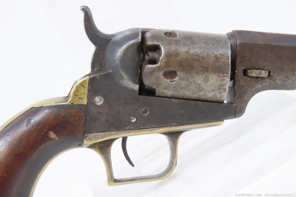 Antique COLT Model 1848 BABY DRAGOON .31 Caliber Percussion POCKET Revolver-img-15