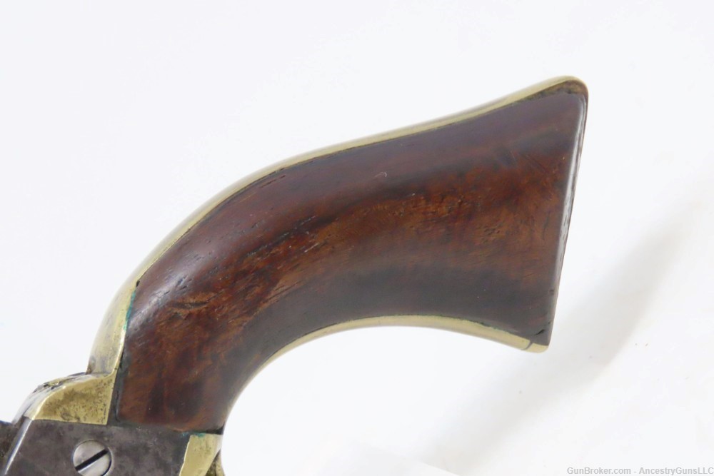 Antique COLT Model 1848 BABY DRAGOON .31 Caliber Percussion POCKET Revolver-img-2