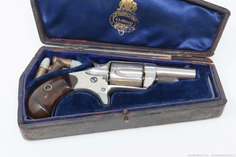 PIPE CASED London Proofed Antique COLT New Line .30 Cal. Revolver mfr. 1875-img-4