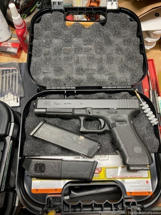 Glock G35 40 S&W with Fiber Optic Front Sight / Gen 4-img-0