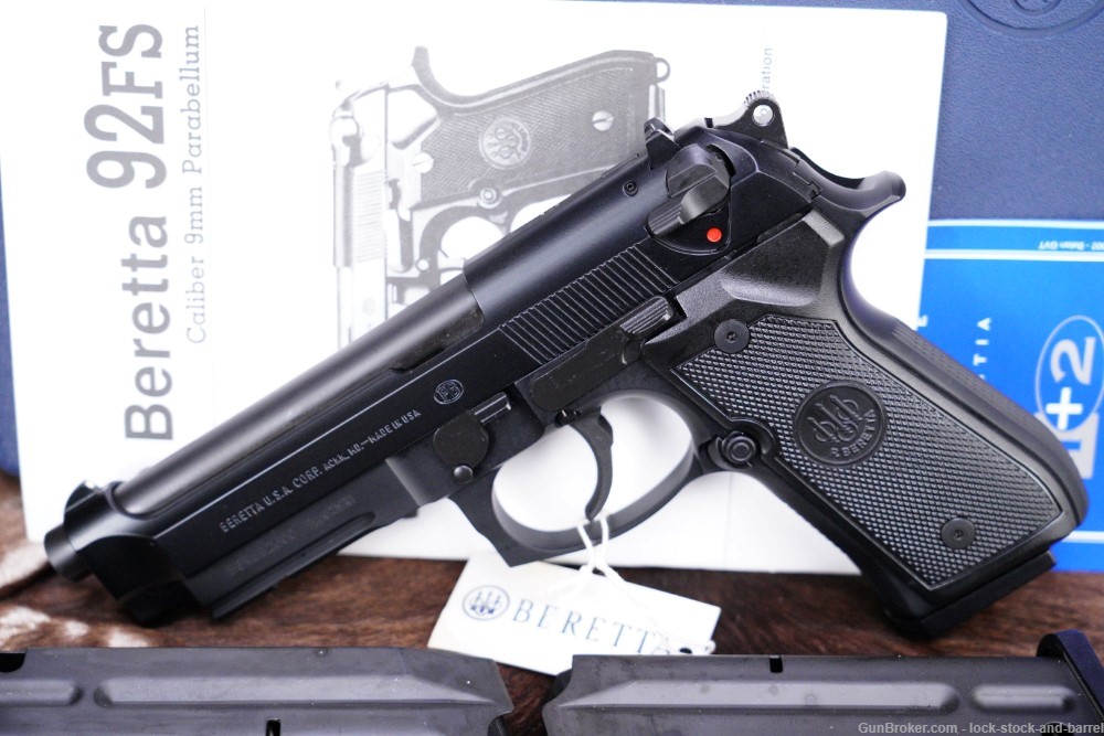 Beretta Model 92FS 92-FS Type M9A1 9mm 4.9” DA/SA Semi-Auto Pistol-img-3