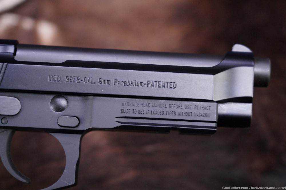 Beretta Model 92FS 92-FS Type M9A1 9mm 4.9” DA/SA Semi-Auto Pistol-img-9