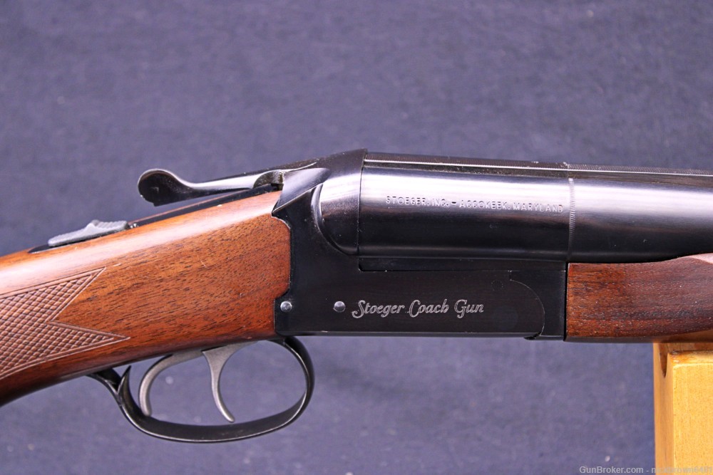 E.R. AMANTINO 12 GA COACH GUN SXS 20" STOEGER IMPORT DUAL TRIGGER-img-11