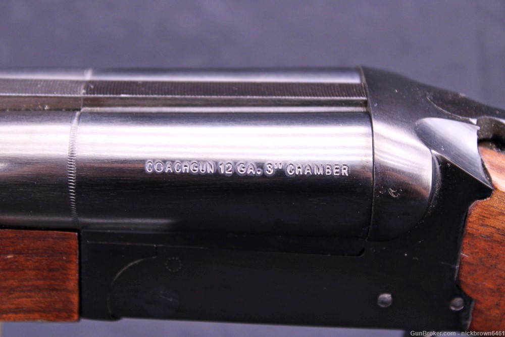 E.R. AMANTINO 12 GA COACH GUN SXS 20" STOEGER IMPORT DUAL TRIGGER-img-7