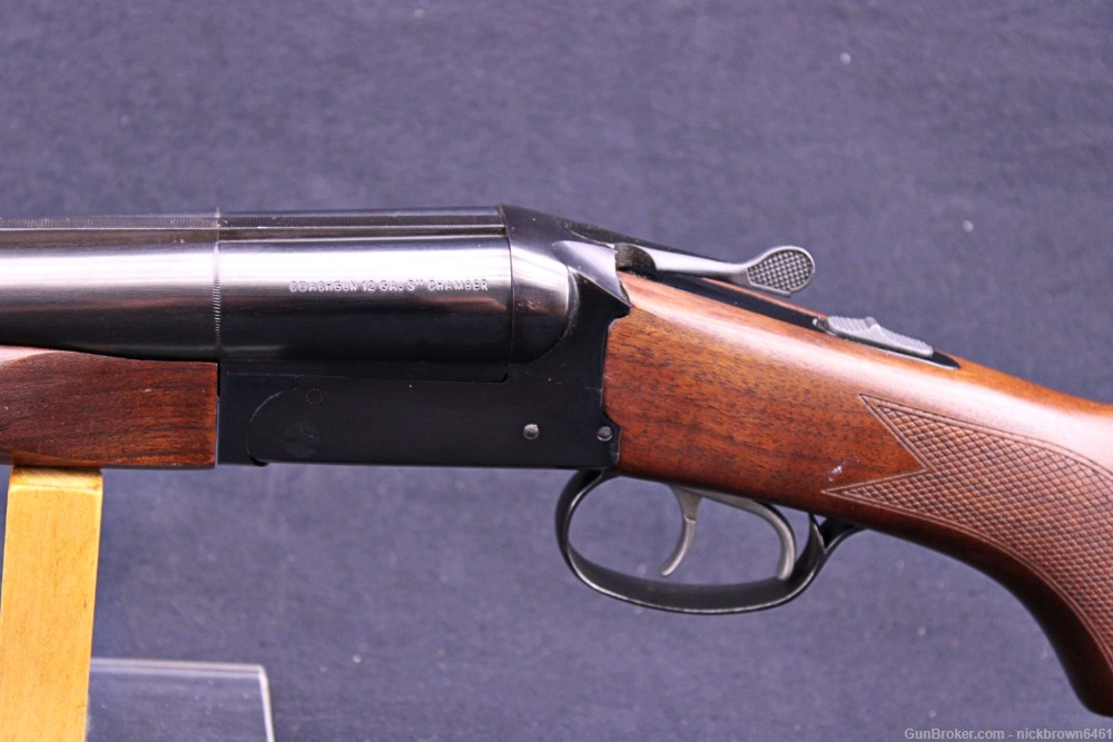 E.R. AMANTINO 12 GA COACH GUN SXS 20" STOEGER IMPORT DUAL TRIGGER-img-5