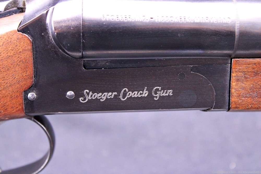 E.R. AMANTINO 12 GA COACH GUN SXS 20" STOEGER IMPORT DUAL TRIGGER-img-13