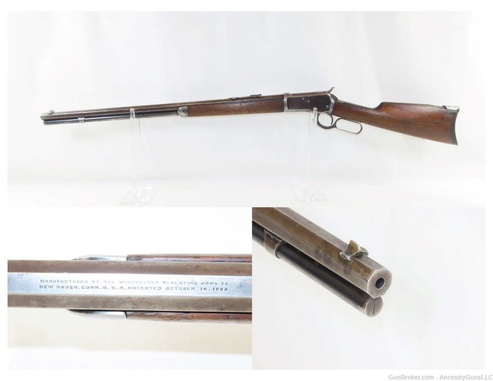 c1906  WINCHESTER Model 1892 Lever Action REPEATING RIFLE in .25-20 WCF C&R-img-0