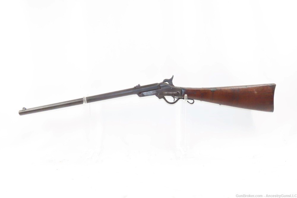 CIVIL WAR Antique MASS. ARMS CO.  2nd Model MAYNARD 1863 Cavalry SR Carbine-img-1