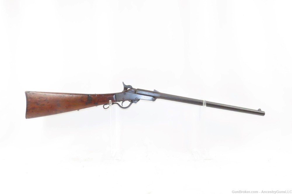 CIVIL WAR Antique MASS. ARMS CO.  2nd Model MAYNARD 1863 Cavalry SR Carbine-img-13