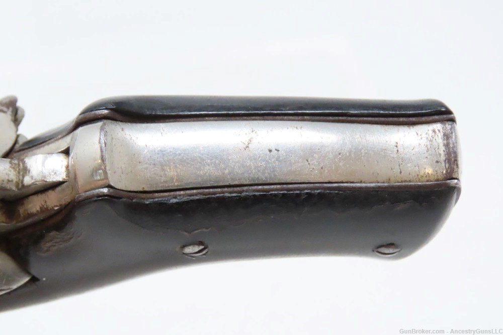 SCARCE Antique BELGIAN PINFIRE Double Action Folding Trigger KNIFE Pistol  -img-6