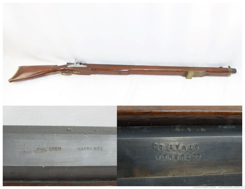 PHIL OREM NMLRA Slug Rifle by HARRY RIFE, C. TURNER Otway, Ohio .50 Caliber-img-0
