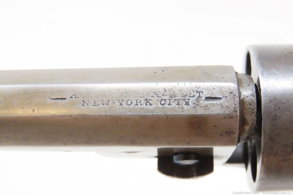 Antique COLT Model 1848 BABY DRAGOON .31 Caliber Percussion POCKET Revolver-img-9
