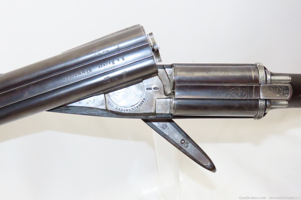 Rare DREYSE NEEDLE FIRE Shotgun PRUSSIAN Antique Double Barrel SxS 16 Gauge-img-20